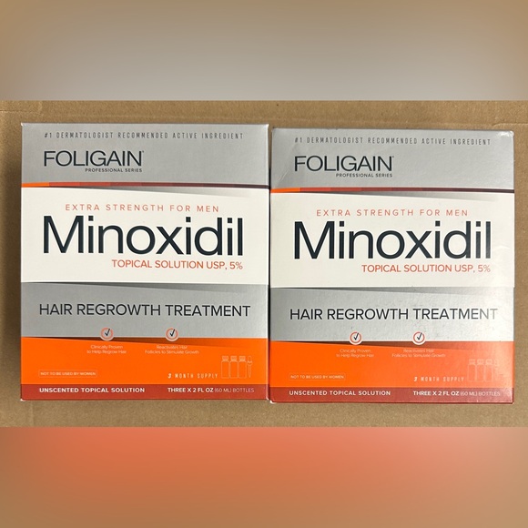 FOLIGAIN  MINOX 5% HAIR REGROWTH TREATMENT FOR MEN- (360ml)  6 Month Supply - Picture 1 of 7